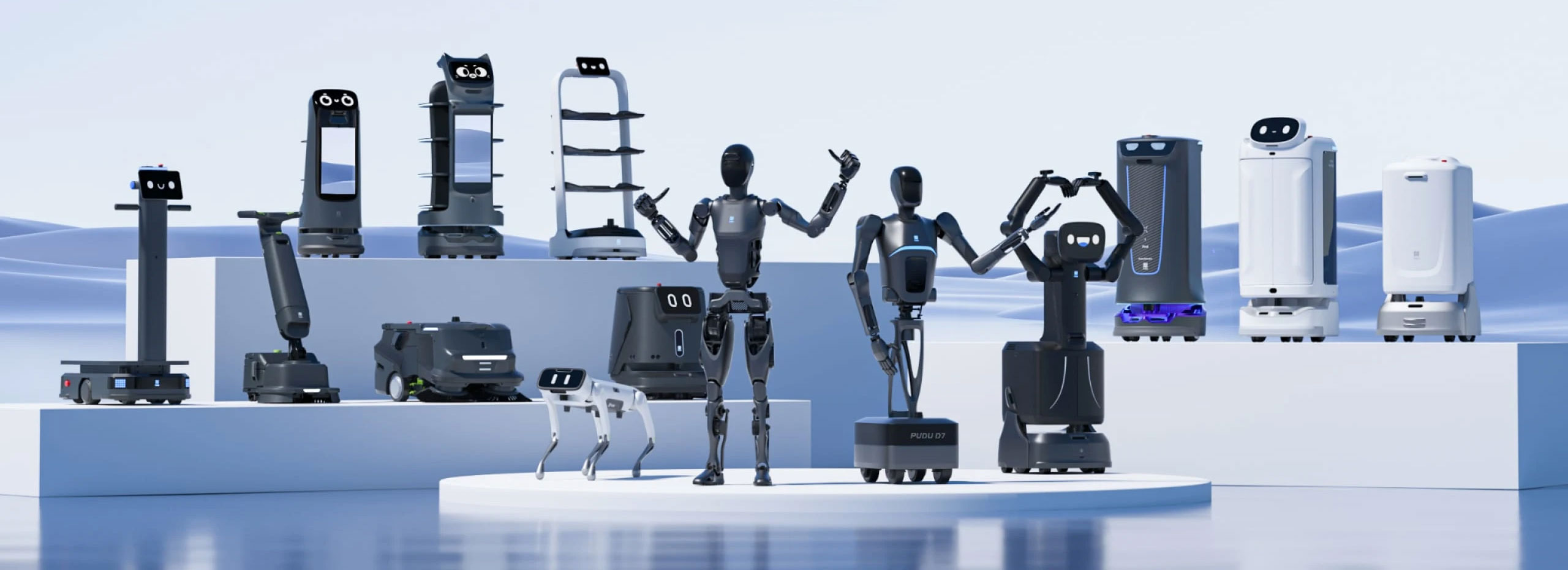 Grupo de robots Happy Robotics